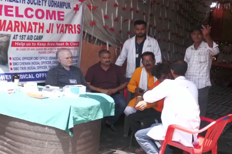 J-K: Udhampur Health Department ramps up medical support on NH-44 for Amarnath Yatra pilgrims