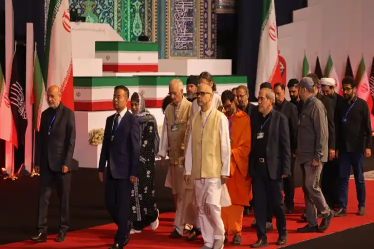 Participation of over 100 countries in Khamenei's purported funeral; global leaders and religious figures included.