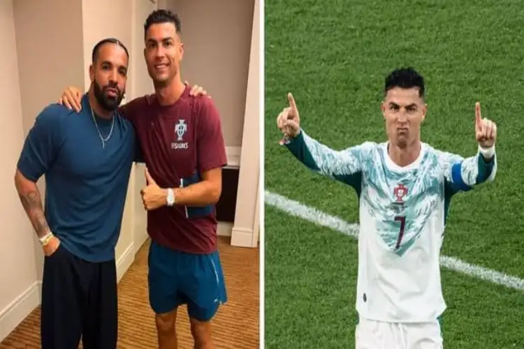 FIFA World Cup 2026: Cristiano Ronaldo, rapper Drake meet in Toronto