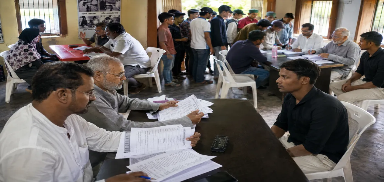 Maharashtra Police Recruitment: Youth flock for free coaching provided by the service organization. AI image