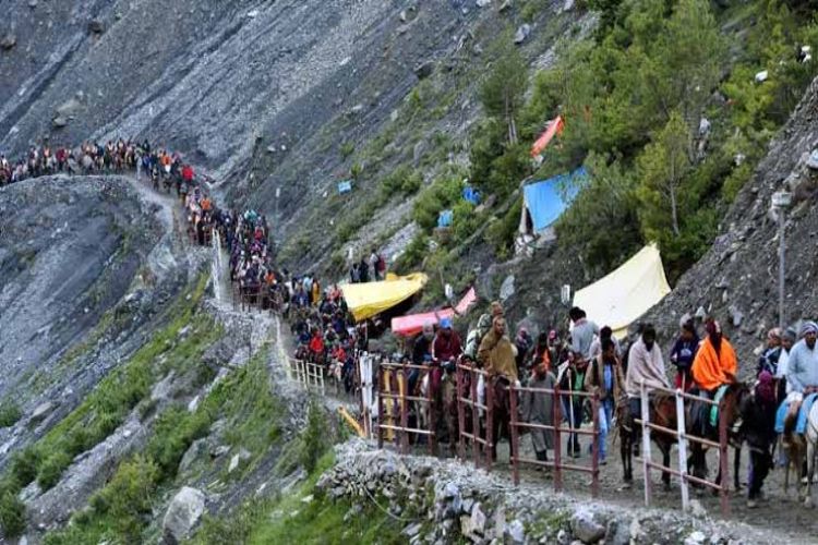 Fifth batch of pilgrims leaves from Jammu for Amarnath Yatra