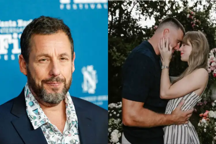 Adam Sandler gave this 'heartfelt' marriage advice to Taylor Swift and Travis Kelce