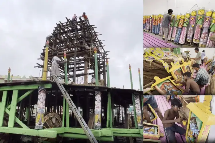 Chariot work enters final phase for Odisha's second-largest Rath Yatra in Baripada