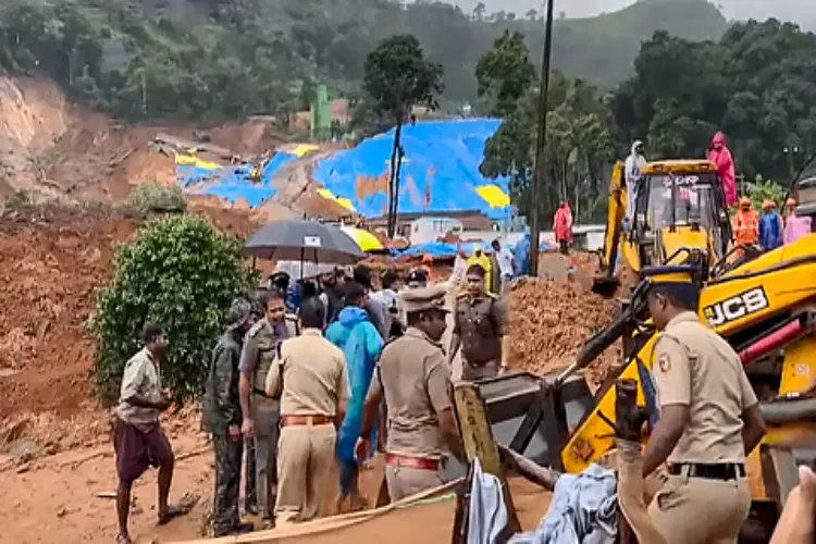 Wayanad landslides: Rescue operation continues for the second day; three dead, five missing.