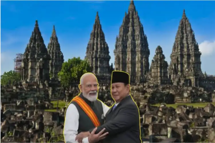 PM Modi visits Indonesia's ancient Prambanan Temple with President Prabowo, offers prayers