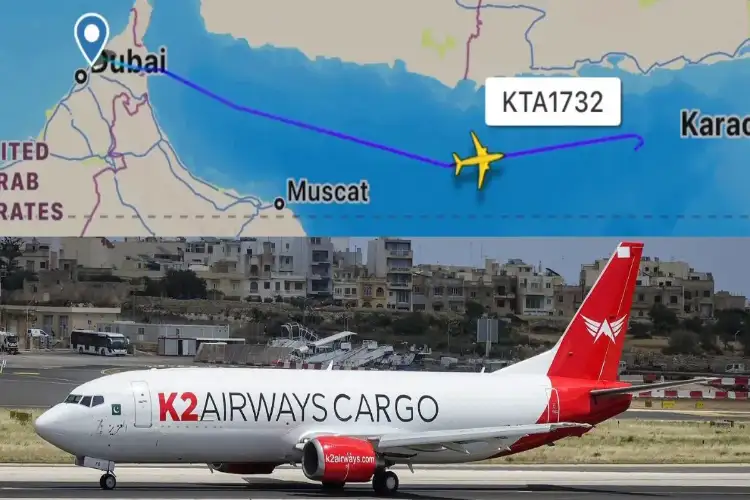 Karachi-bound K2 Airways cargo plane goes missing over Arabian Sea