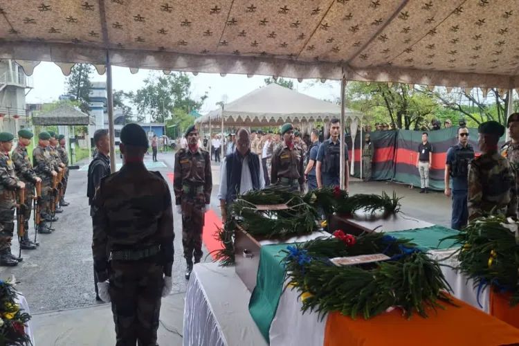 Manipur CM pays tribute to Assam Rifles jawans killed in militant attack