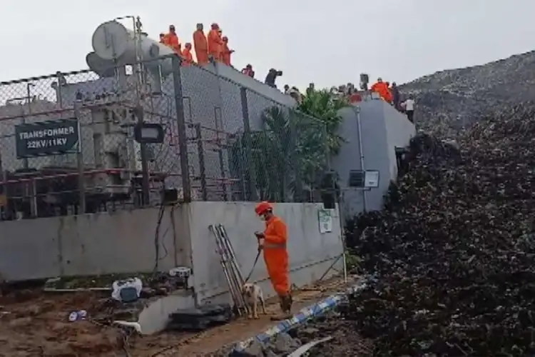 Pune building collapse: Elevated methane, low oxygen add to rescue challenges as search continues for missing persons; Sniffer dogs join rescue ops