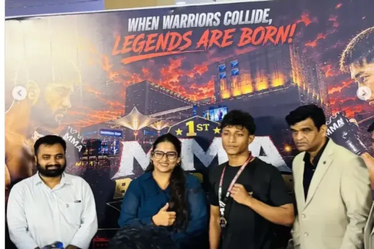 AMU student Monajjal Moiz Ibrahim won the Bihar MMA State Championship title.
