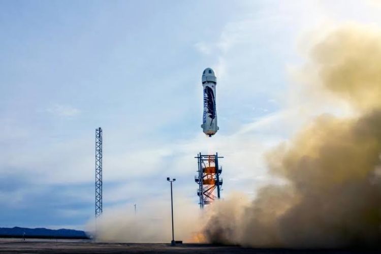  its first SpaceX-style reusable rocket booster in a controlled and safe landing.