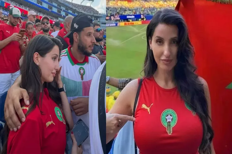 Nora Fatehi gets emotional over Morocco's defeat; says she is proud of the team.