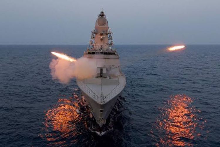 Defence Minister Rajnath Singh commissioned INS Mahendragiri into the Navy in Visakhapatnam