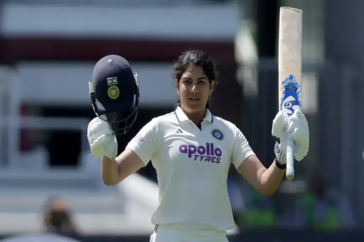 Yastika Bhatia scripts history for India, becomes first woman to score Test century at Lord's