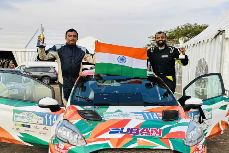 Naveen Puligilla and Musa Sherif storm to ARC3 victory in Rwanda Rally