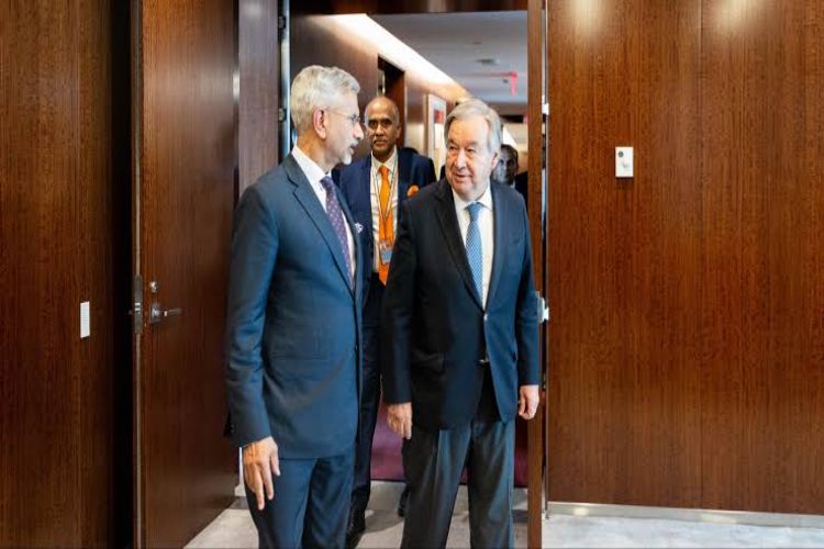 Jaishankar discusses global developments, including West Asia and Ukraine, with UN chief Guterres