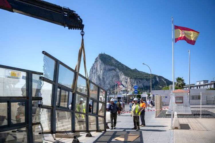 Spain-Gibraltar border fence removed, opening a new era of movement