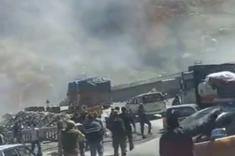 Former Sarpanch dies after huge stone falls on car in Jammu and Kashmir's Ramban