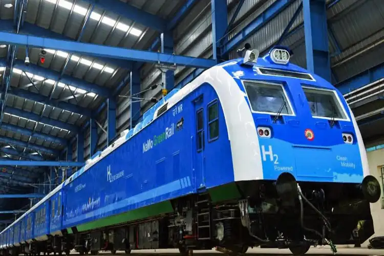 PM Modi flags off India's first hydrogen-powered train from Haryana's Jind