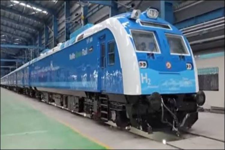 India's first hydrogen train ran from Jind