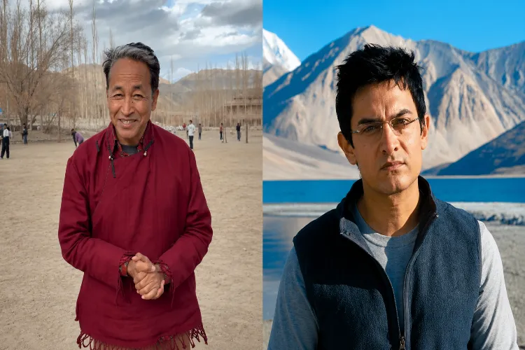 Aamir said '3 Idiots' was not based on Sonam Wangchuk.