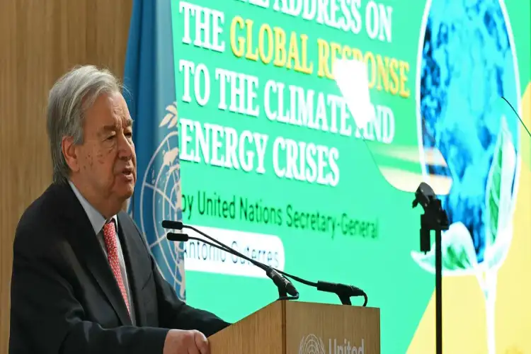 UN chief calls for faster adoption of AI-powered early warning systems to tackle climate disasters