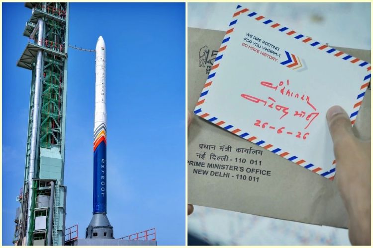 a technology payload and a postcard from the Prime Minister into orbit