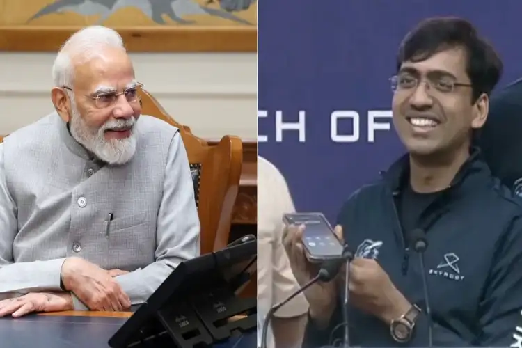 PM Modi salutes youth power on Skyroute's success, takes a dig at Rahul