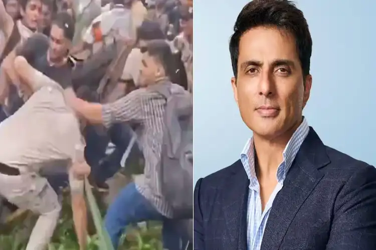 Students need hugs, not lathis, says Sonu Sood on CJP protest