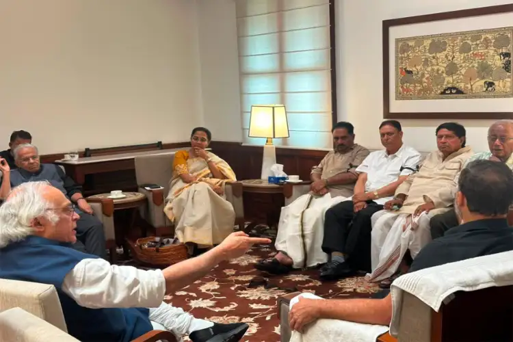Opposition floor leaders meet in Mallikarjun Kharge's chamber on day 3 of monsoon session
