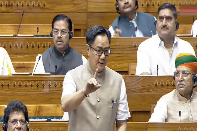 Govt ready for debate on NEET, Opposition should not stall Parliament: Rijiju