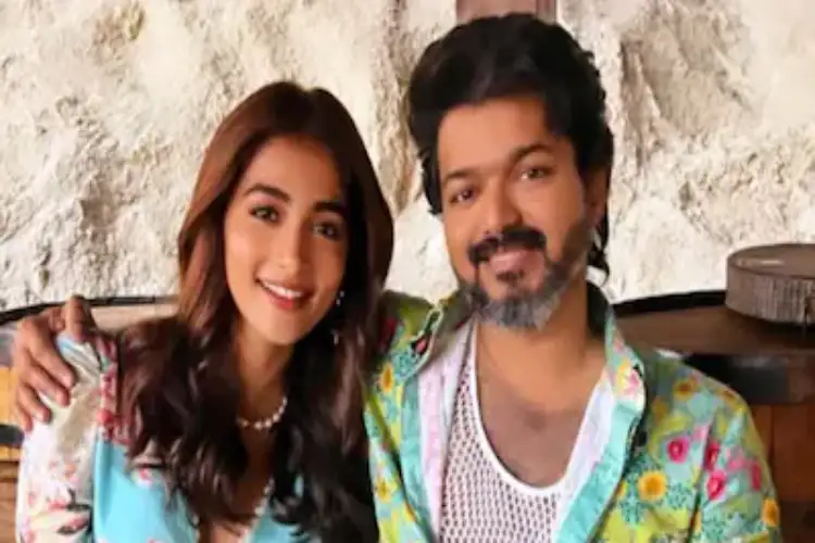 Jana Nayagan: Pooja Hegde shares pics with Vijay from the sets