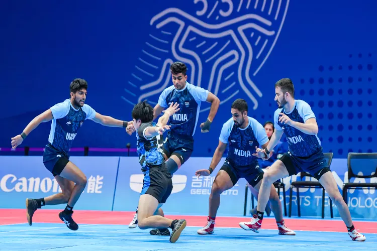 Asian Games 2026: India in Group A for Kabaddi