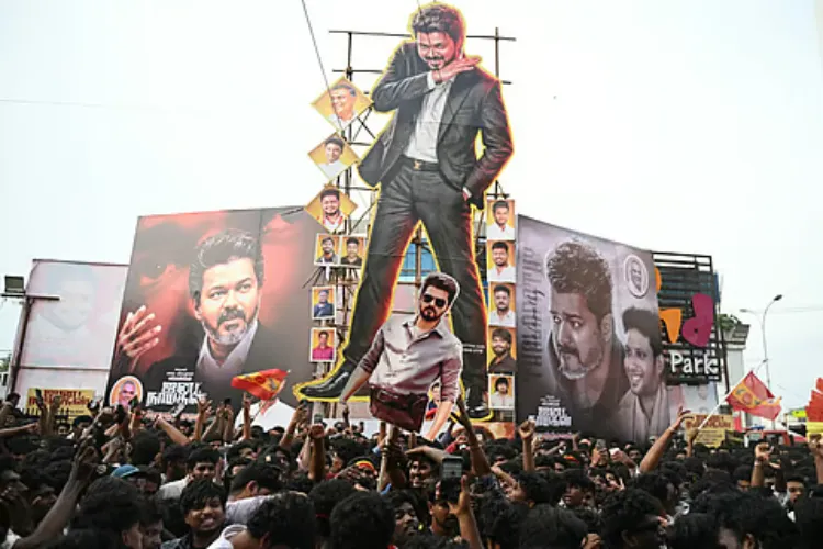 'Jan Nayakan' released; Vijay's fans celebrate.