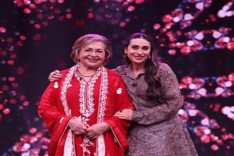 Karisma Kapoor reunites with Helen on sets of 'India's Best Dancer'