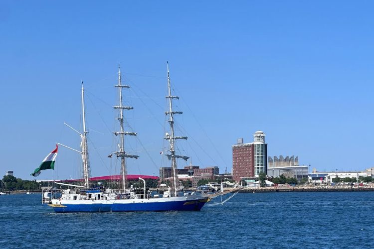INS Sudarshini departs for Portugal after completing a month-long voyage to the US