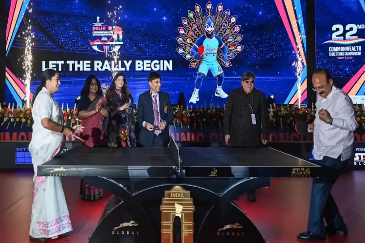 Delhi CM Rekha Gupta inaugurates 22nd Commonwealth Table Tennis Championship 2026 at Thyagraj Stadium