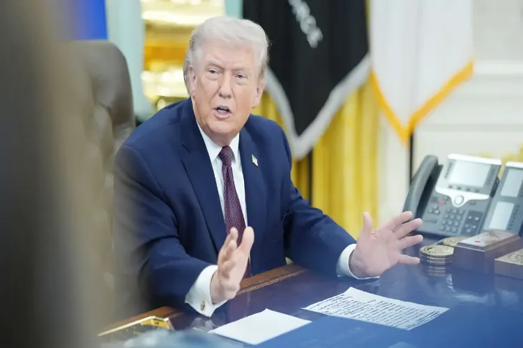 Trump says US military operations halted following Iran's initiative for talks.