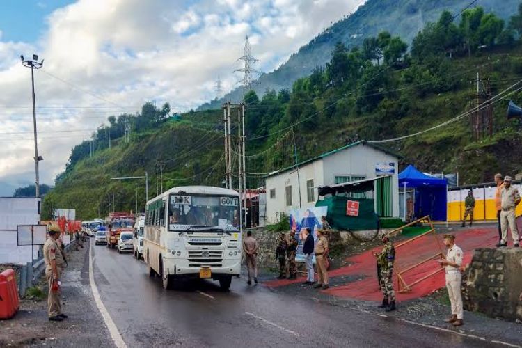  concern over the accident involving a bus carrying Amarnath pilgrims.