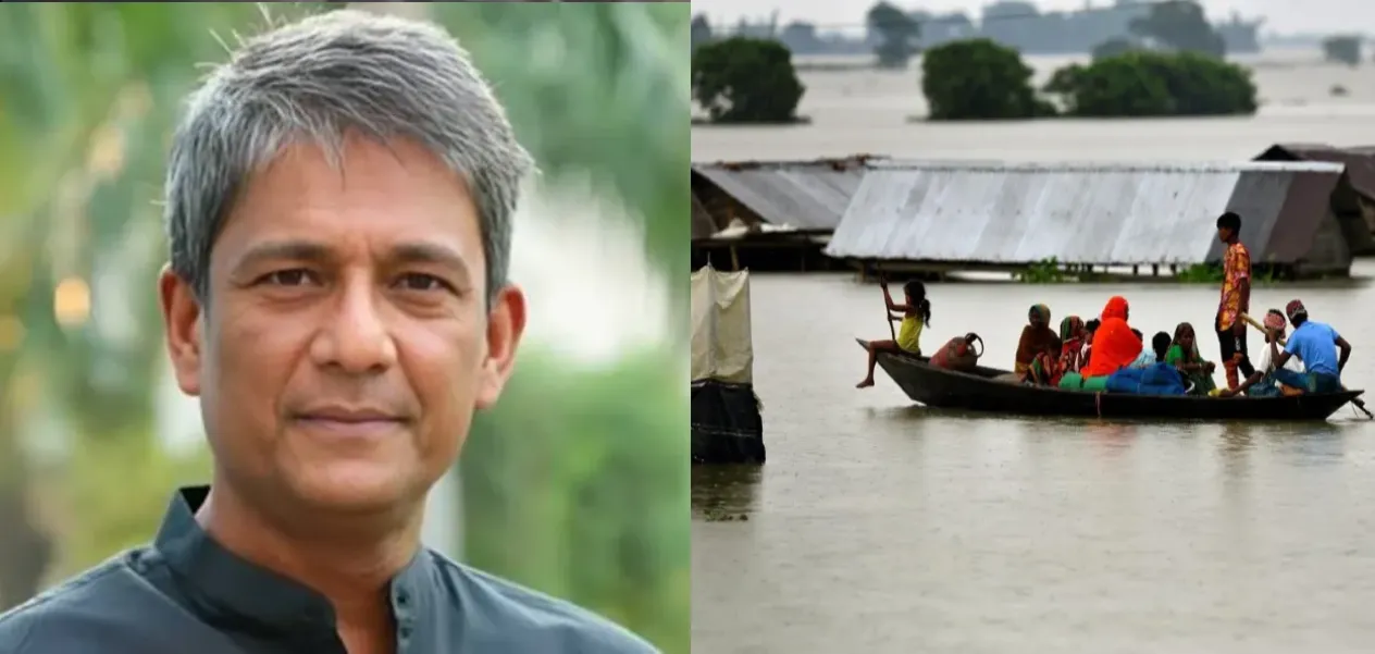Actor Adil Hussain opens up about the pain caused by the Assam floods.
