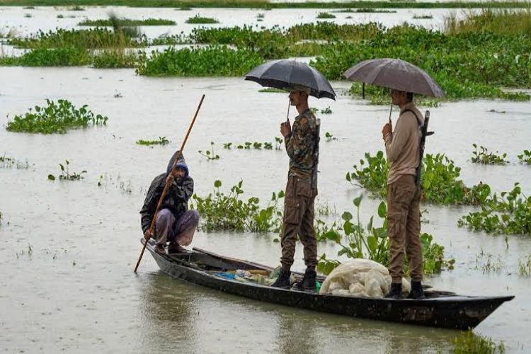 Flood situation in Assam is worrying, heavy rains are expected in Arunachal and Nagaland.