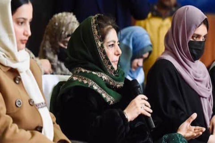 PDP chief Mehbooba urges Pakistan government to stop action against protesters in PoK