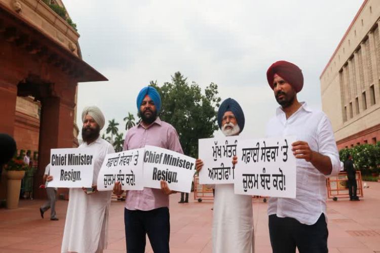 Punjab opposition intensifies protests over question paper leak; AAP government denies allegations