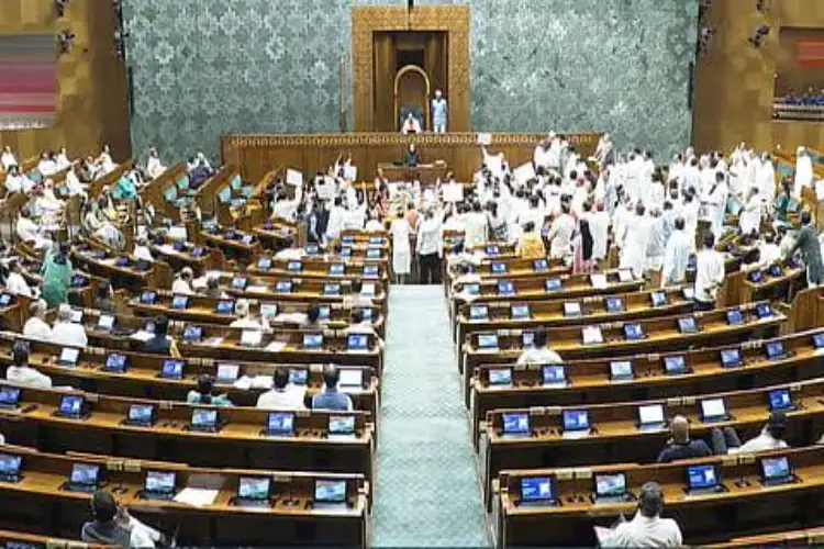 Parliament Monsoon Session: Lok Sabha adjourned till 12 noon amid protests, ruckus