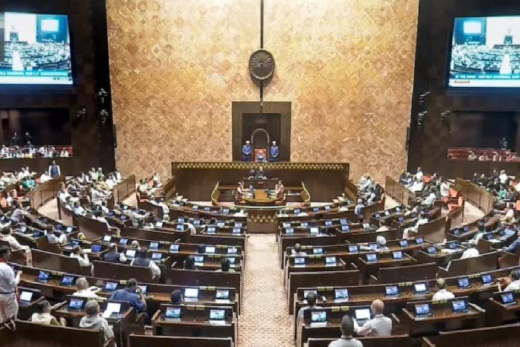 Opposition uproar in Rajya Sabha, proceedings adjourned for the day