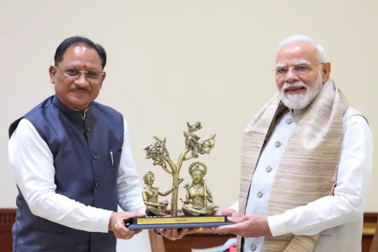 Chhattisgarh CM Vishnu Deo Sai meets PM Modi, presents comprehensive roadmap for transformation of Bastar