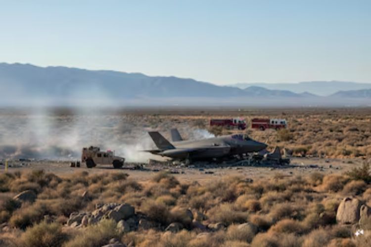 F-35B stealth fighter jet crashes in California, pilot ejects safely: US Marine Corps