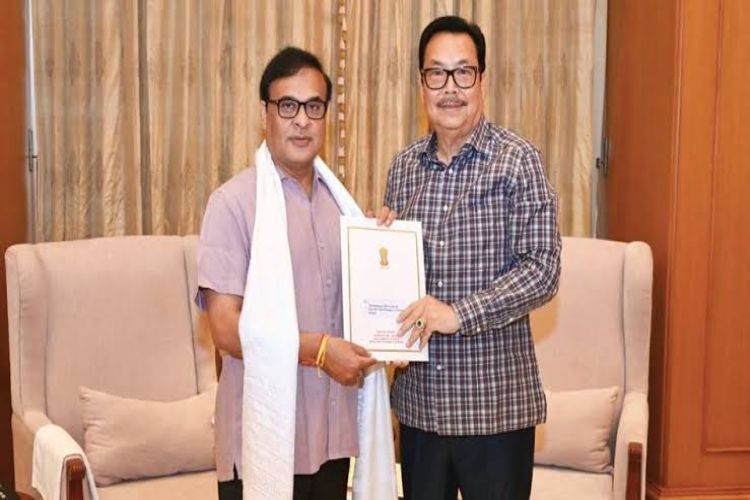 Arunachal Pradesh Deputy Chief Minister meets Assam Chief Minister Himanta