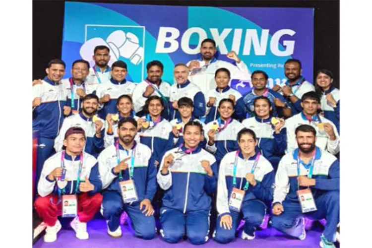 Rajnath lauds India's historic CWG performance.