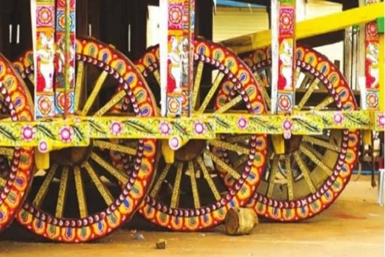 The wheels of the chariot of Puri Rath Yatra will be displayed at Rashtrapati Bhavan.