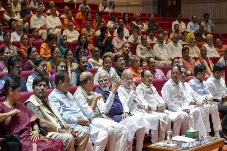 Presentations were made at the NDA's 'Mangal Milan' 